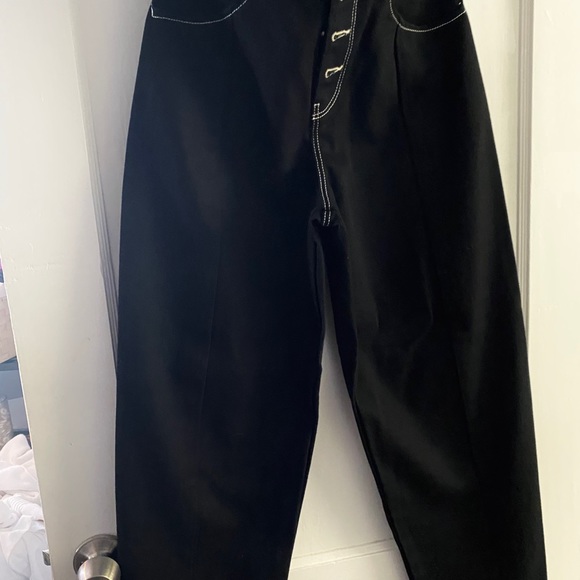 Top shop wide button black jeans - Picture 10 of 11